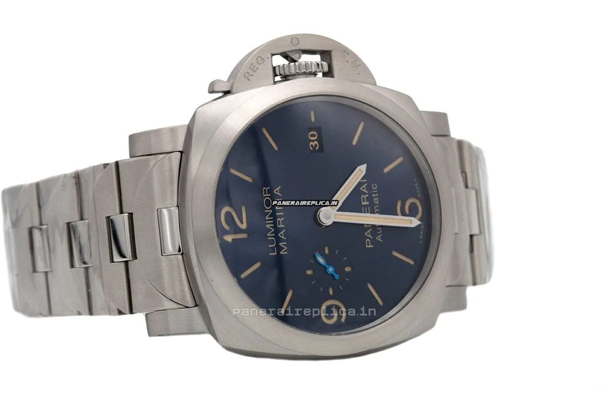Alternative view of Mind-boggling Fake Panerai Luminor 1950 44mm Titanium Case Mens/unisex Automatic Watch