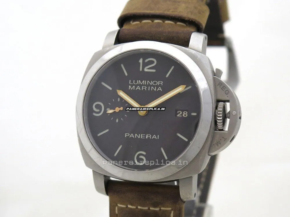 Alternative view of Reliable Fakes Panerai Luminor Marina 44mm Steel Case Mens/unisex Automatic Watch
