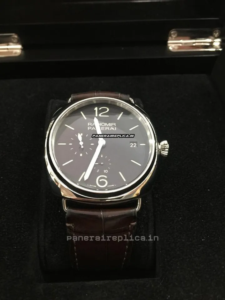 Alternative view of Best Fakes Panerai Radiomir 10 Days Gmt 47mm Steel Case Mens/unisex Automatic Watch