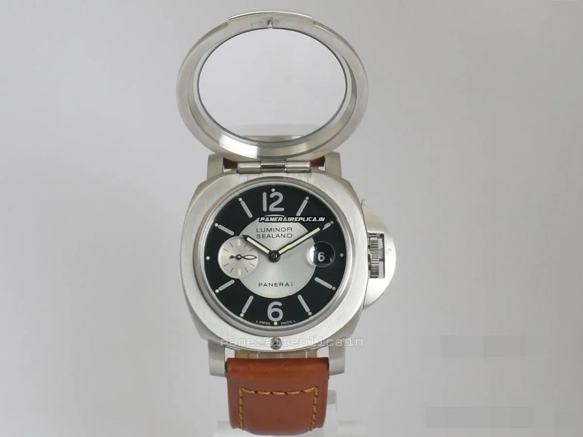 Alternative view of Cheap Imitation Panerai Panerai Watches Steel Case Automatic Watch