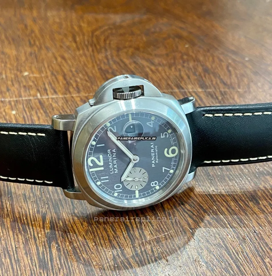 Alternative view of Exquisite Fakes Panerai Luminor Marina 44mm Steel Case Mens/unisex Automatic Watch