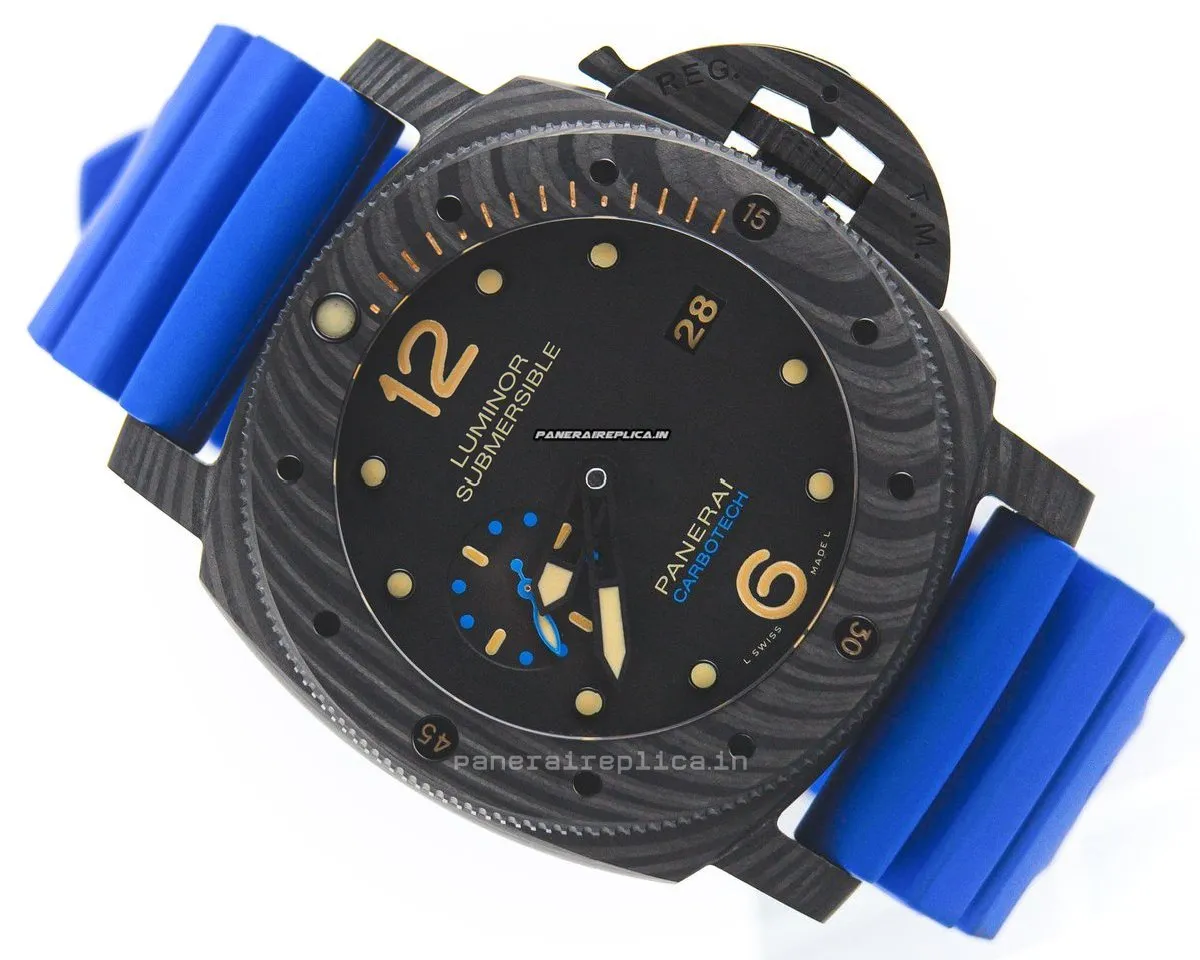 Great Replica Panerai Luminor Submersible 47mm Carbon Case Mens/unisex Automatic Watch