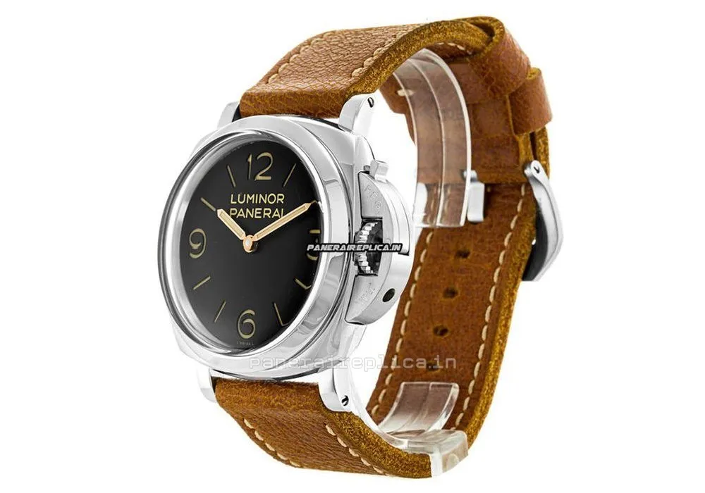 Alternative view of Beautiful Fake Panerai Luminor 1950 47mm Steel Case Mens/unisex Manual Winding Watch