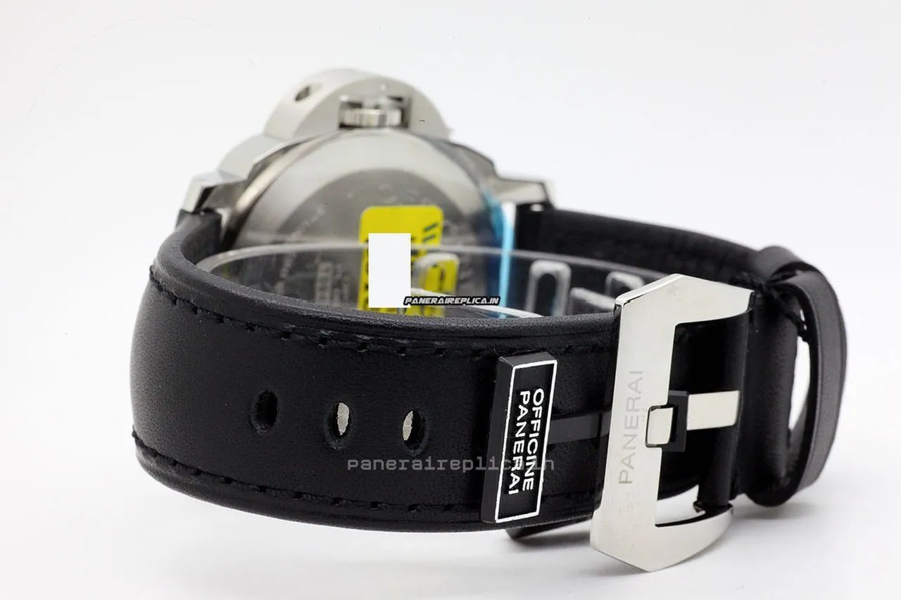 Alternative view of Quality Replica Panerai Luminor Base 44mm Steel Case Manual Winding Watch