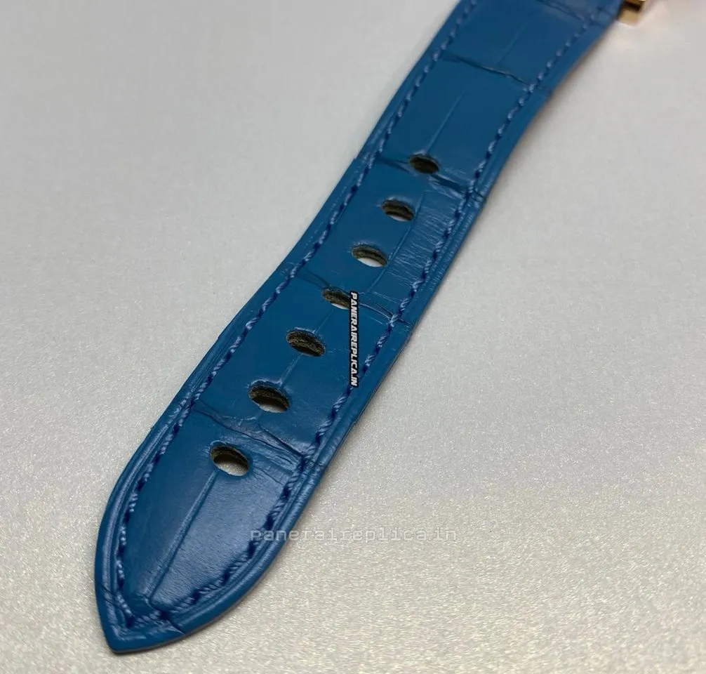 Alternative view of Unique Clone Panerai Luminor Due 42mm Rose Gold Case Mens/unisex Manual Winding Watch