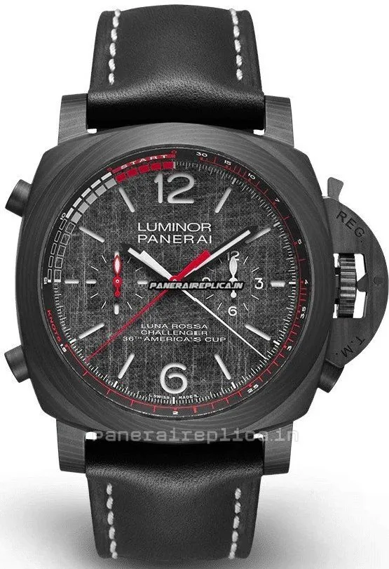 Incredible Replica Panerai Panerai Watches 47mm Carbon Case Mens/unisex Automatic Watch