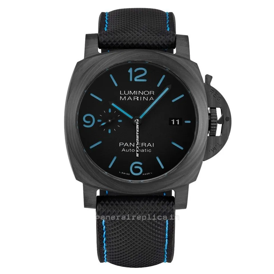 Incredible Fake Panerai Panerai Watches 44mm Carbon Case Mens/unisex Automatic Watch