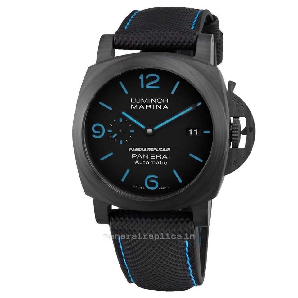 Alternative view of Incredible Fake Panerai Panerai Watches 44mm Carbon Case Mens/unisex Automatic Watch