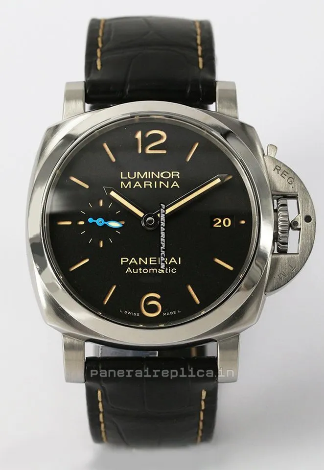 Alternative view of Reliable Replica Panerai Luminor Marina 42mm Steel Case Mens/unisex Automatic Watch