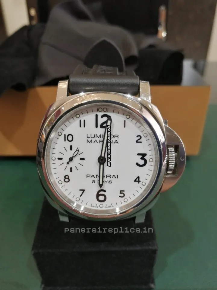 Alternative view of Incredible Replica Panerai Luminor Marina 44mm Steel Case Mens/unisex Manual Winding Watch