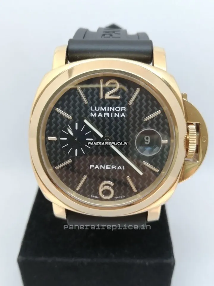Popular Replica Panerai Luminor Marina 44mm Yellow Gold Case Mens/unisex Automatic Watch