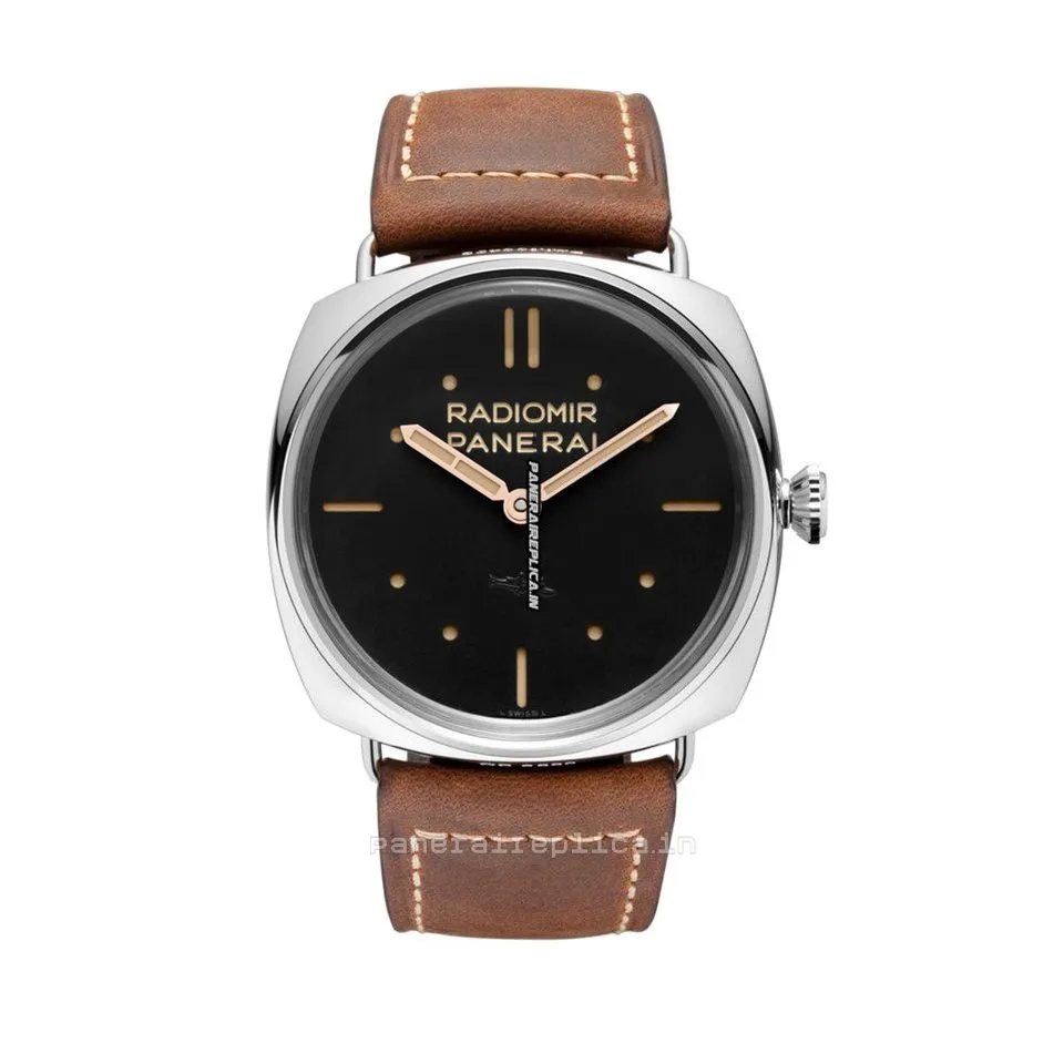 Exquisite Fake Panerai Radiomir 3 Days Gmt 47mm Steel Case Mens/unisex Manual Winding Watch