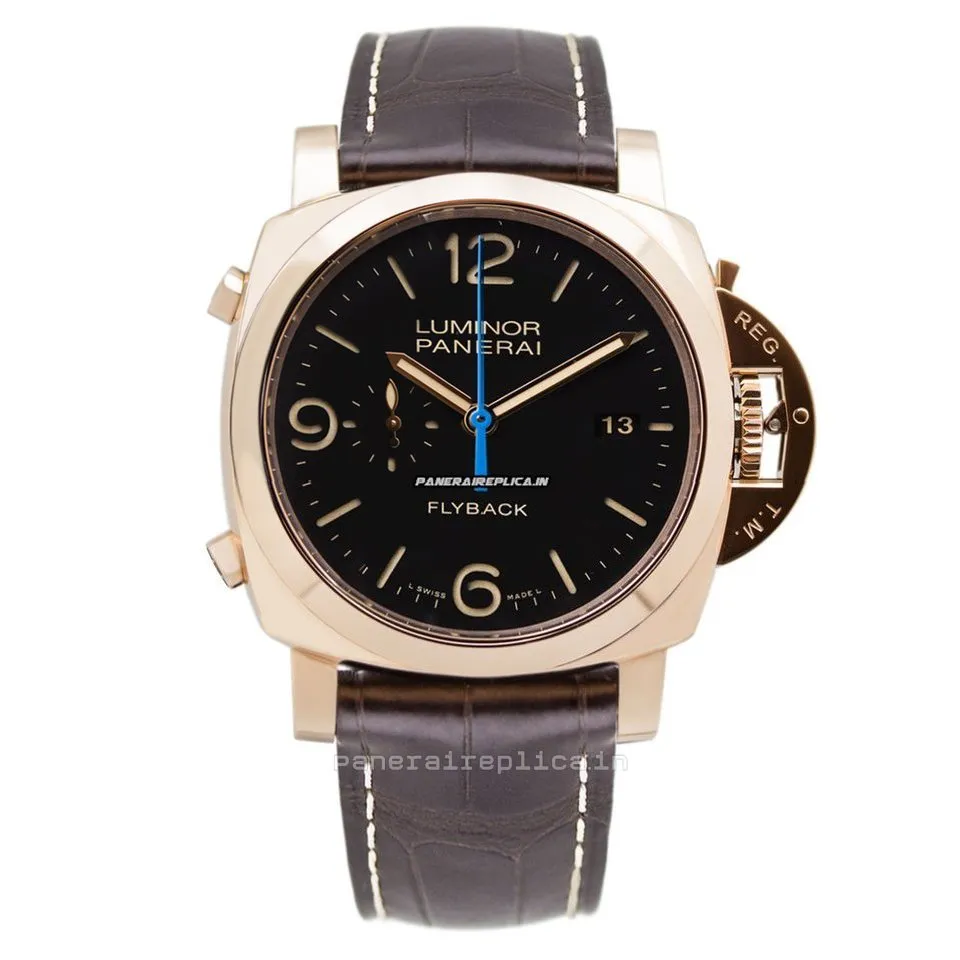 Wonderful Replicas Panerai Luminor 1950 44mm Red Gold Case Mens/unisex Automatic Watch