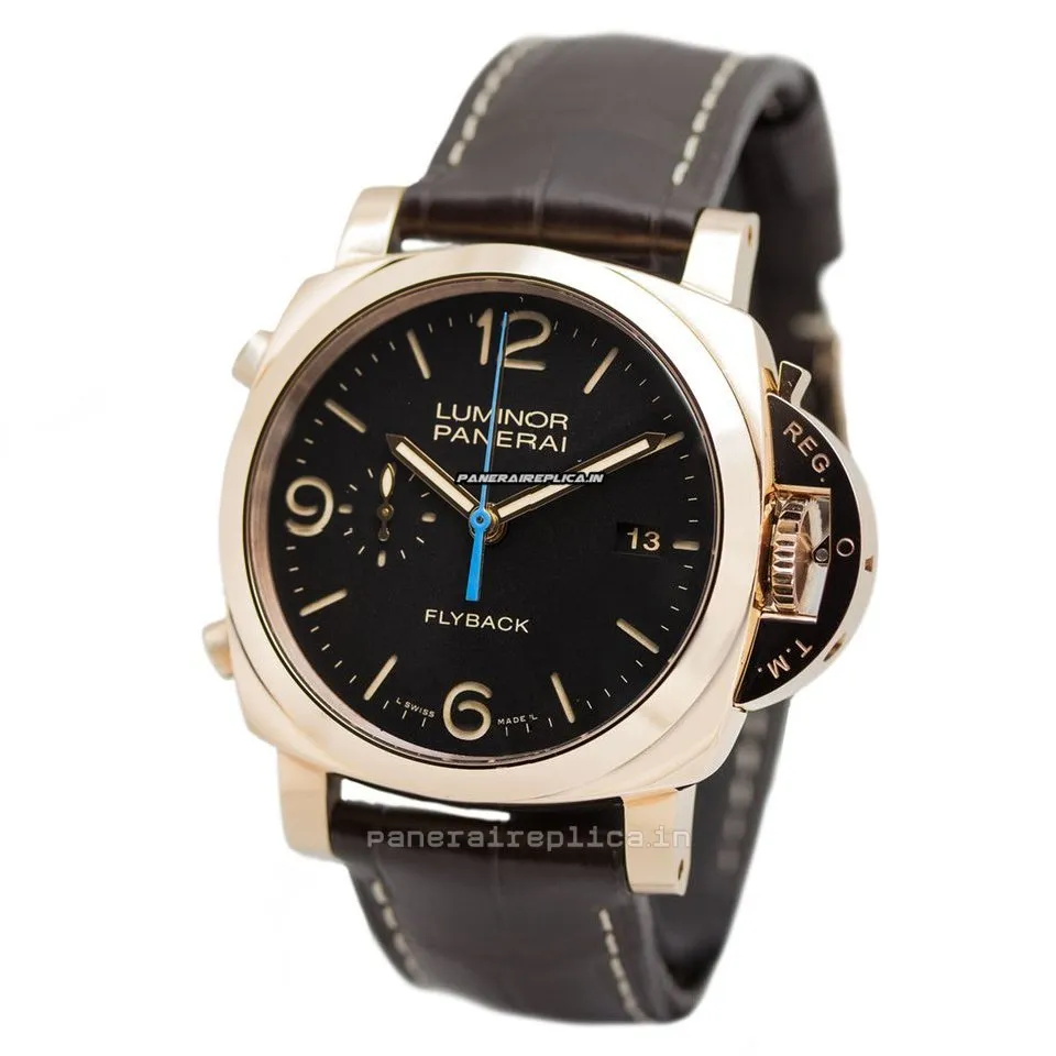 Alternative view of Wonderful Replicas Panerai Luminor 1950 44mm Red Gold Case Mens/unisex Automatic Watch