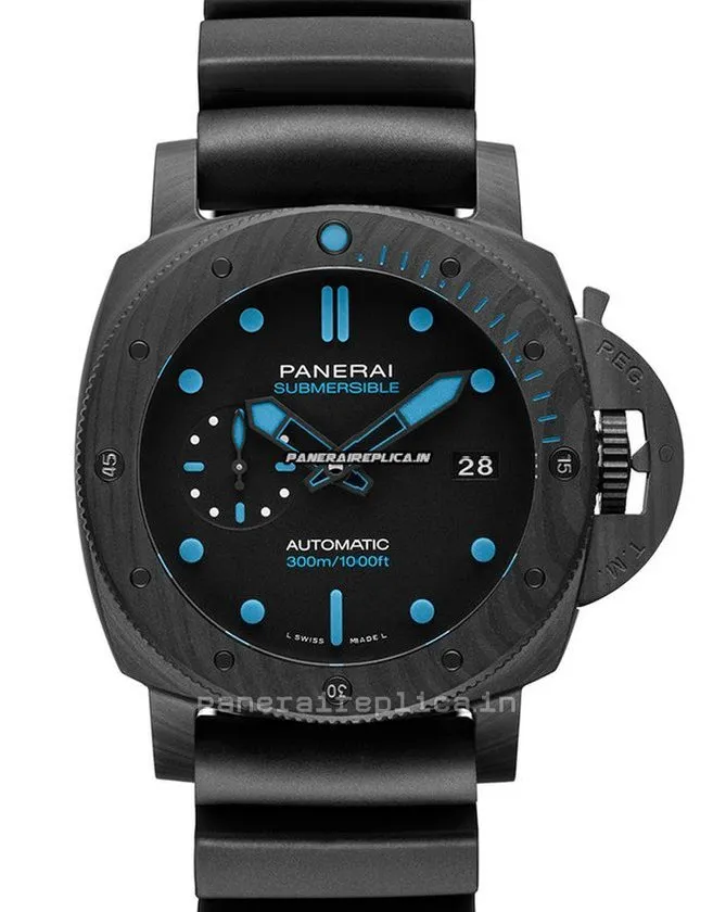 Reliable Replica Panerai Luminor Gmt Automatic 47mm Carbon Case Mens/unisex Automatic Watch