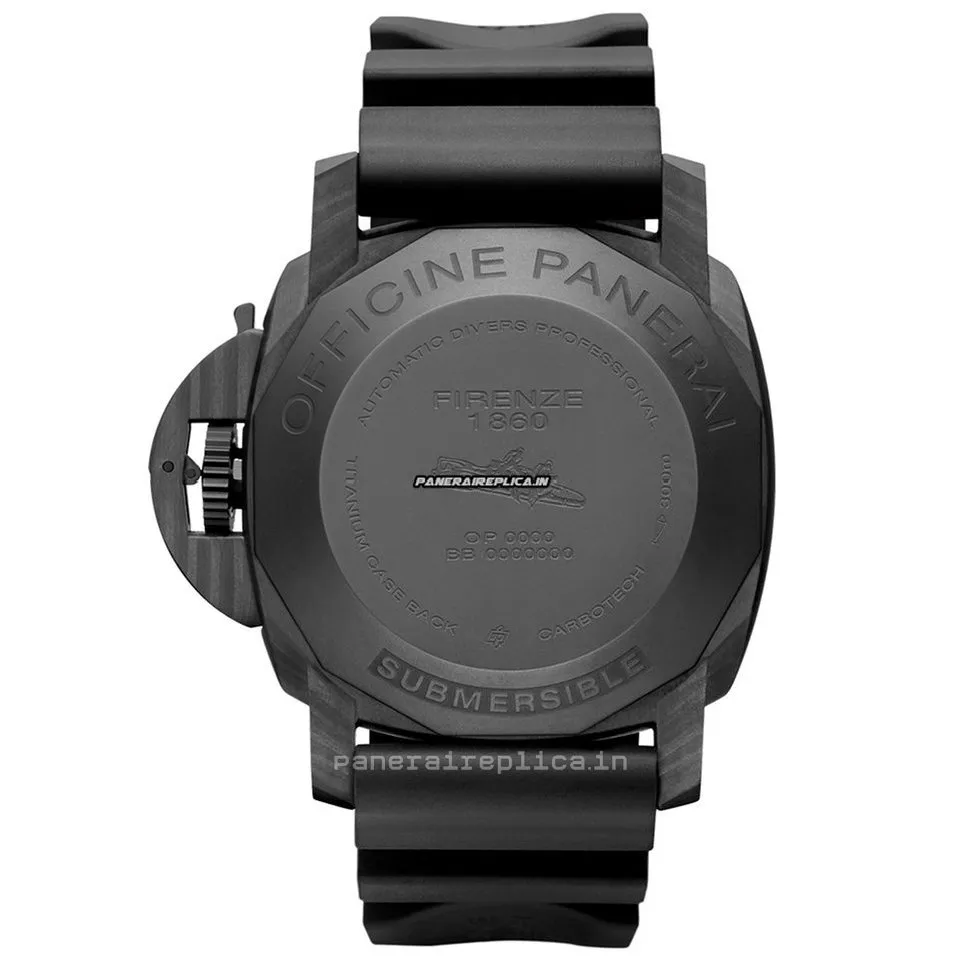 Alternative view of 1:1 Replica Panerai Luminor Submersible 47mm Carbon Case Mens/unisex Automatic Watch