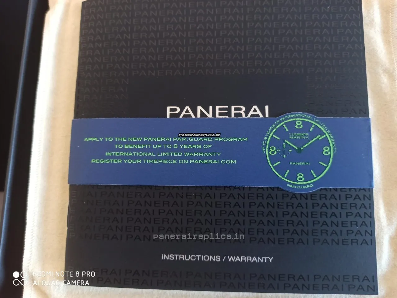 Well Made Replica Panerai Luminor Marina 44mm Steel Case Mens/unisex Automatic Watch