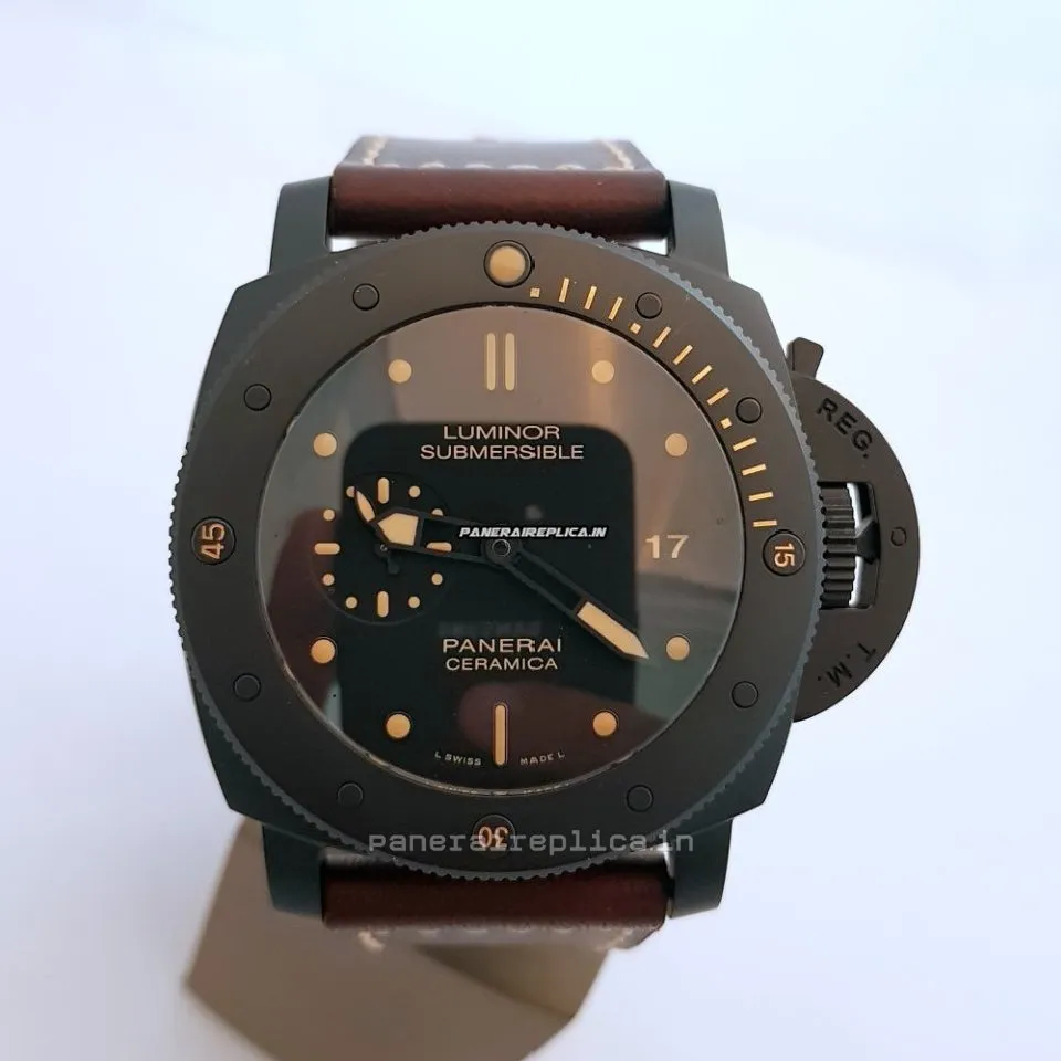 Beautiful Imitation Panerai Special Editions 47mm Ceramic Case Mens/unisex Automatic Watch
