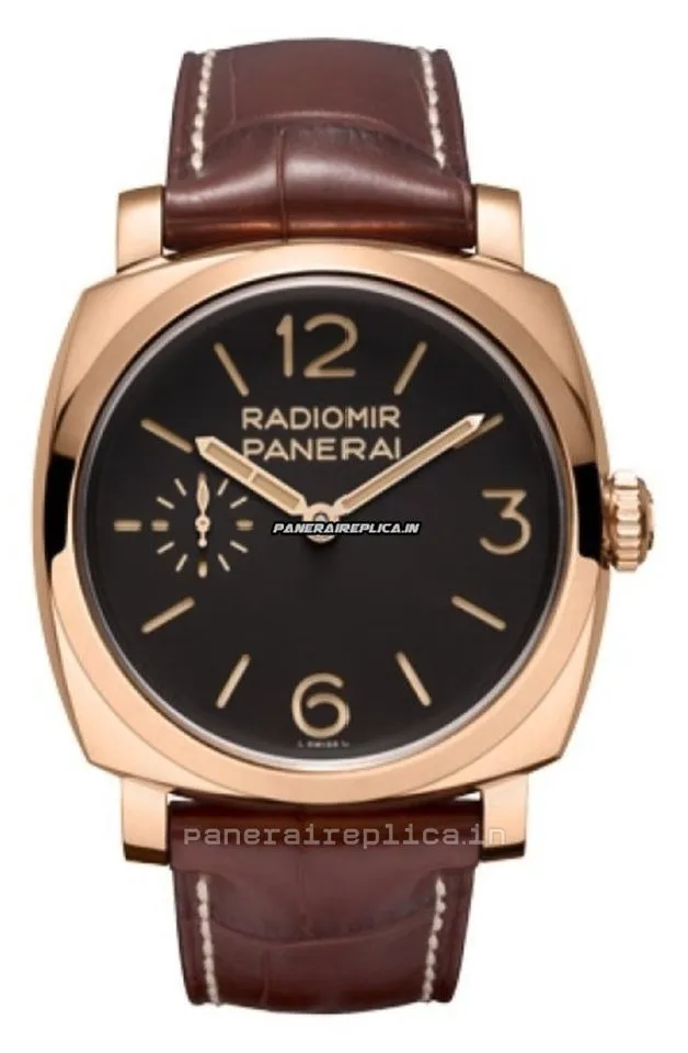Great Fakes Panerai Special Editions 47mm Rose Gold Case Mens/unisex Manual Winding Watch
