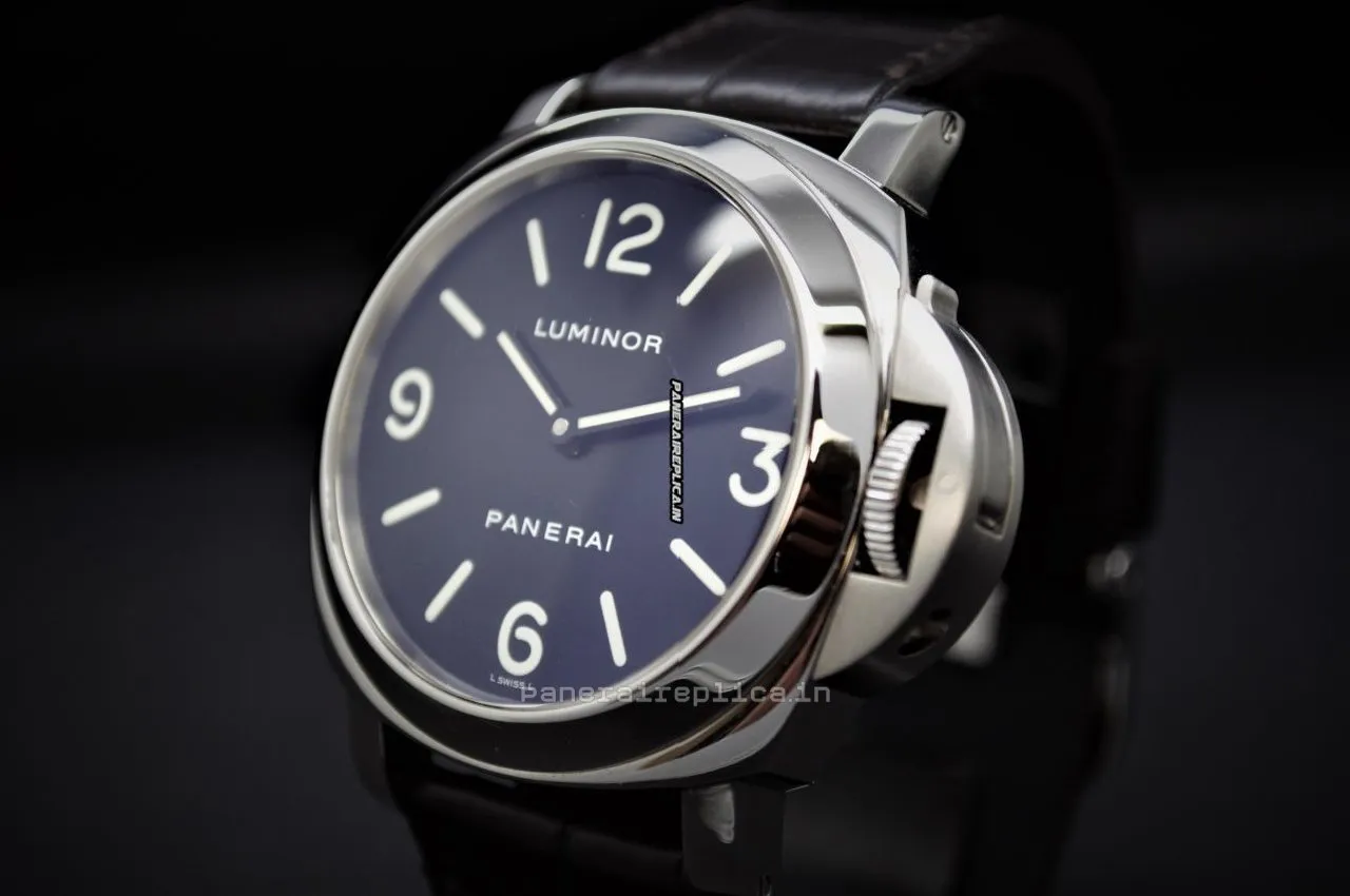 Alternative view of High-end Fake Panerai Luminor Base 44mm Steel Case Mens/unisex Manual Winding Watch