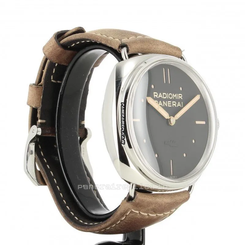 Alternative view of Trustworthy Copies Panerai Radiomir 3 Days Gmt 47mm Steel Case Mens/unisex Manual Winding Watch
