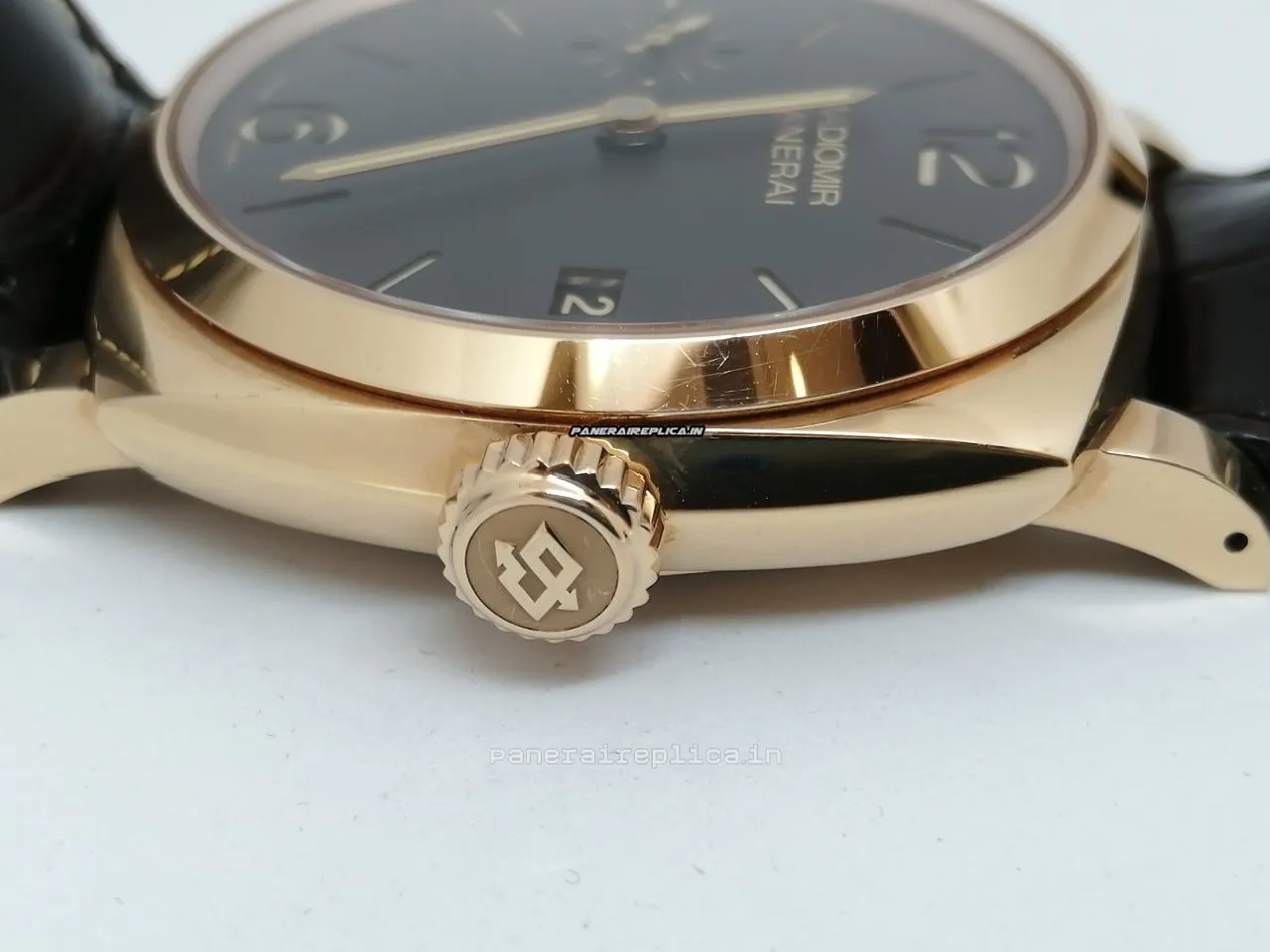 Alternative view of Pleasing Replica Panerai Radiomir 1940 47mm Rose Gold Case Mens/unisex Manual Winding Watch