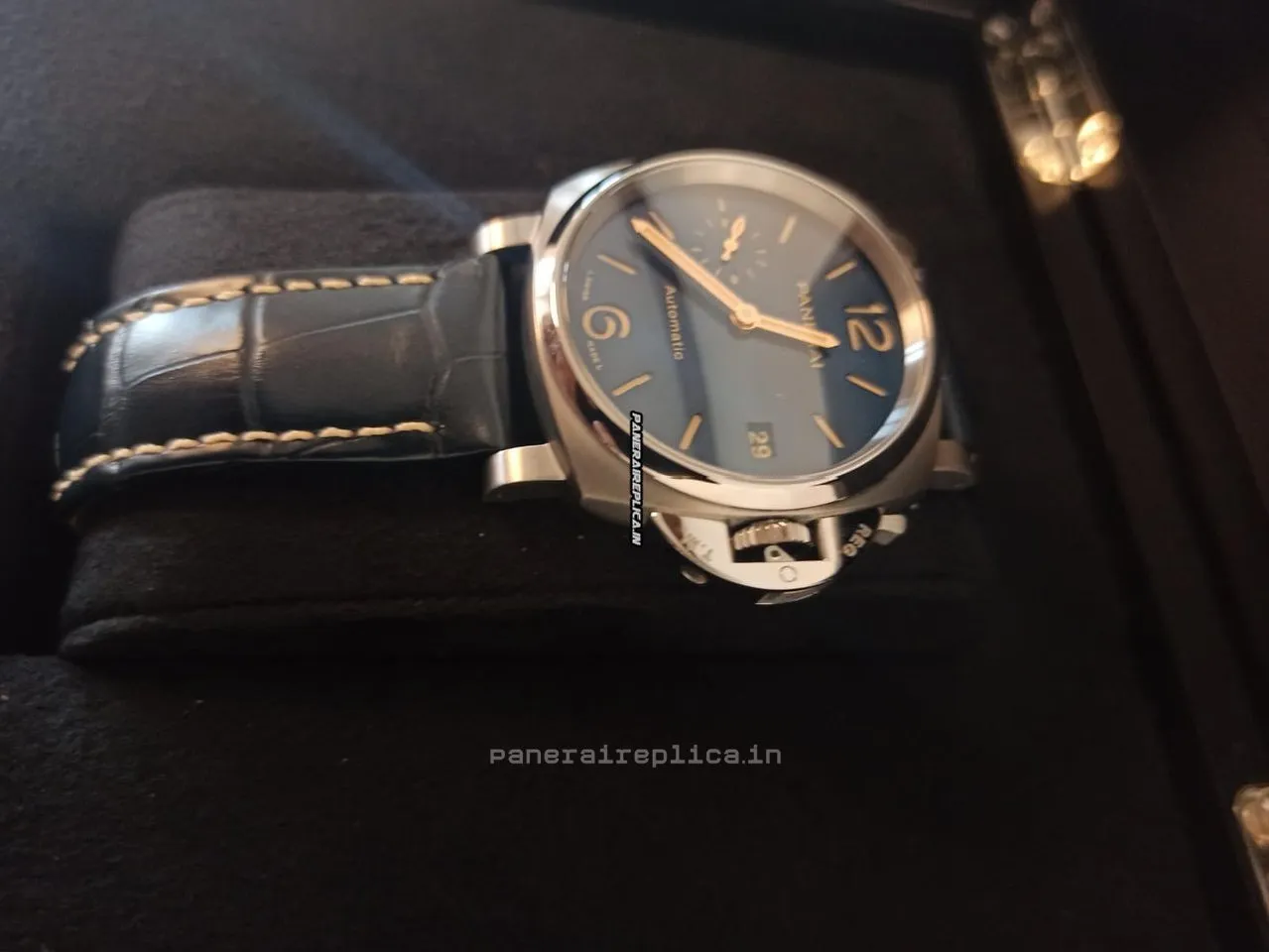 Alternative view of Superb Fake Panerai Luminor Due 38mm Titanium Case Mens/unisex Automatic Watch