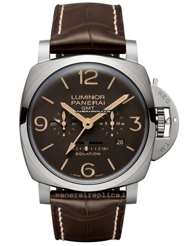 Affordable Replicas Panerai Luminor 1950 47mm Titanium Case Automatic Watch