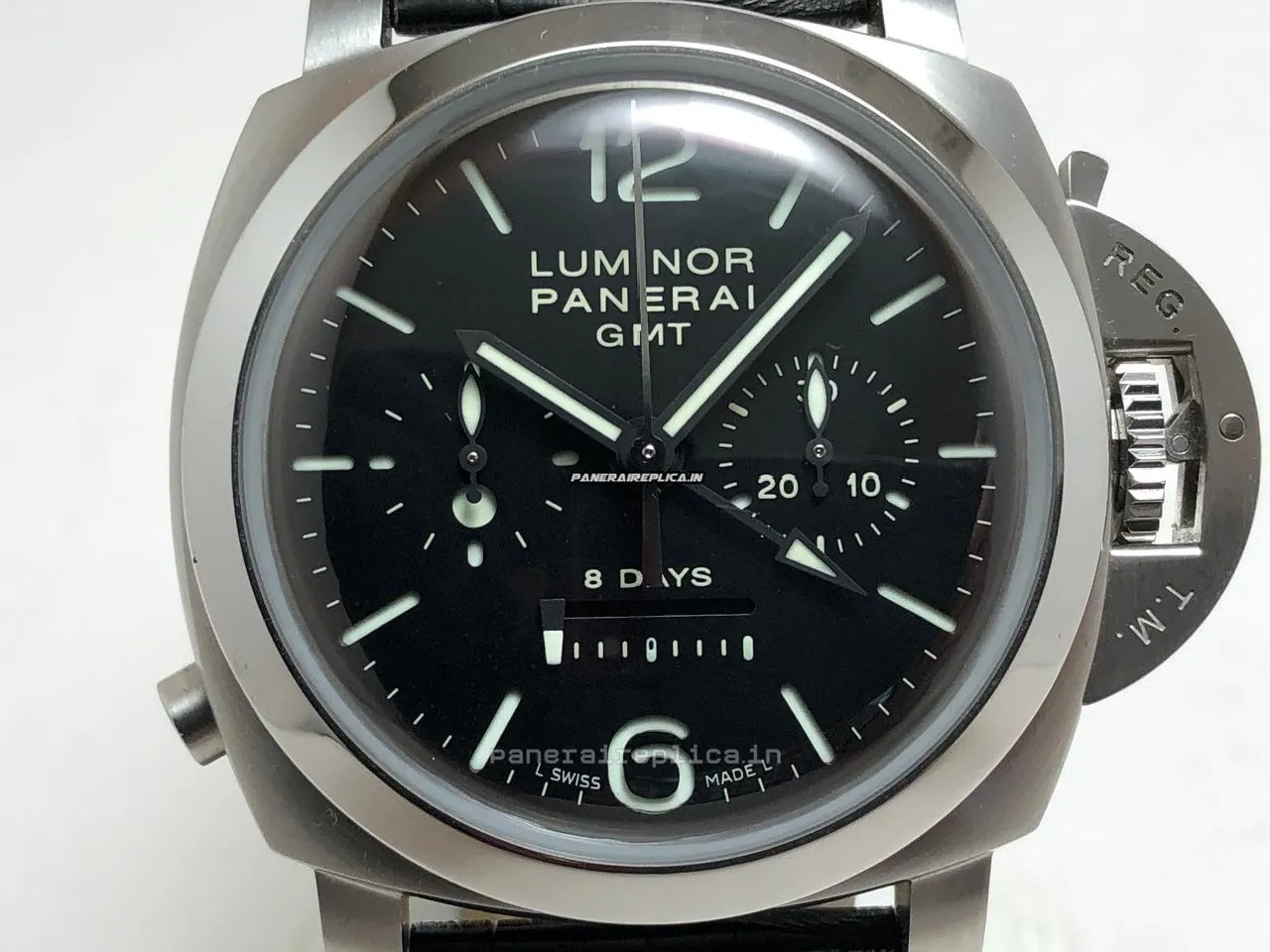 Alternative view of Fantastic Fake Panerai Luminor 1950 44mm Steel Case Mens/unisex Manual Winding Watch