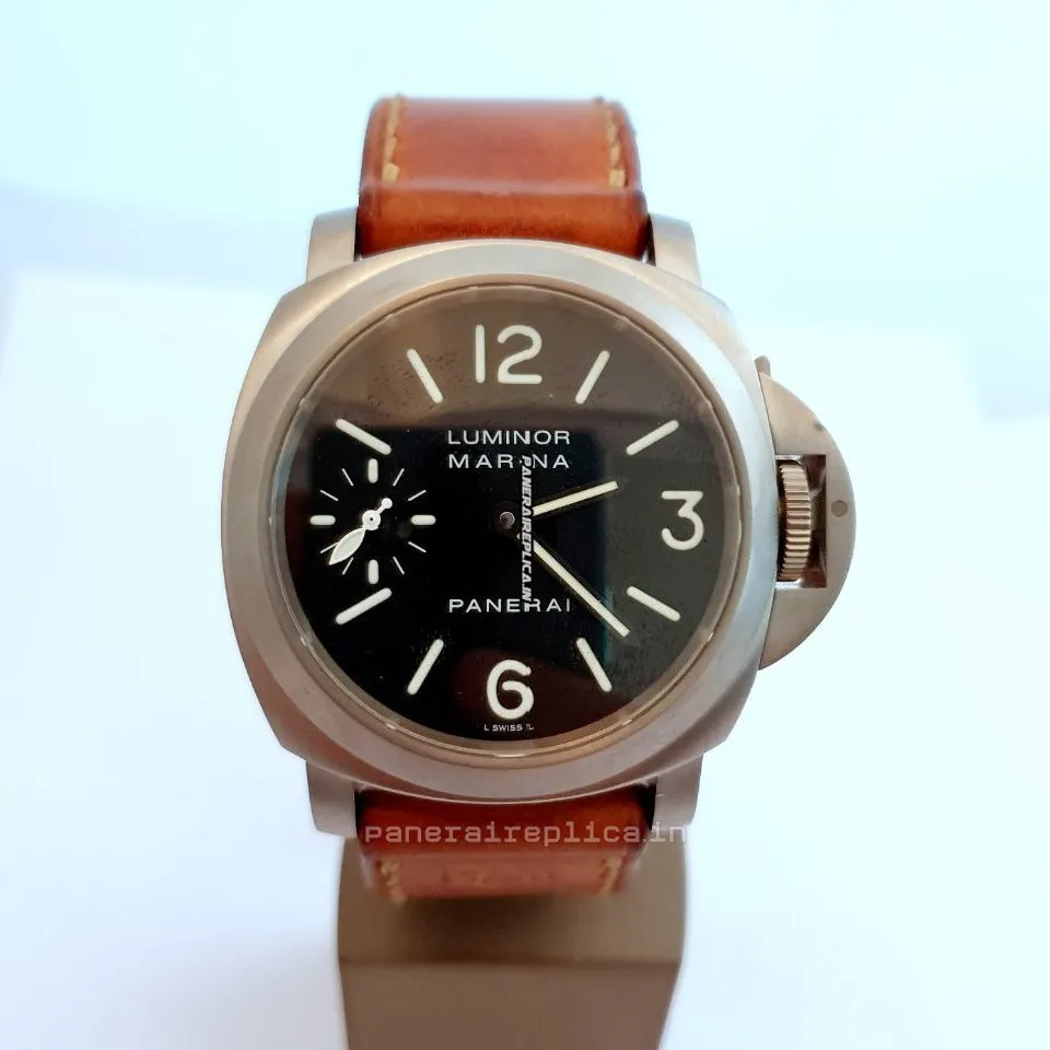 Perfect Imitation Panerai Luminor Marina 44mm Titanium Case Mens/unisex Manual Winding Watch