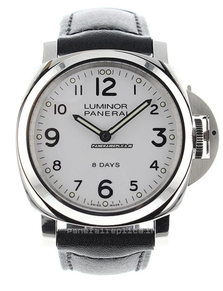 Lovely Fake Panerai Luminor Base 44mm Steel Case Manual Winding Watch
