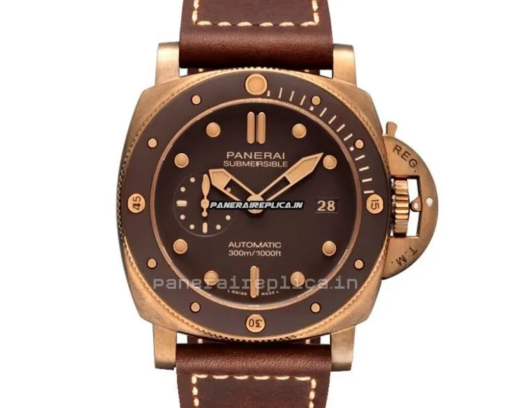 Wonderful Fake Panerai Luminor Submersible 47mm Bronze Case Mens/unisex Automatic Watch