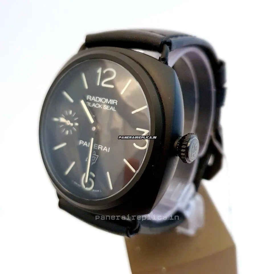 Alternative view of Marvellous Replica Panerai Radiomir Black Seal 45mm Ceramic Case Mens/unisex Manual Winding Watch