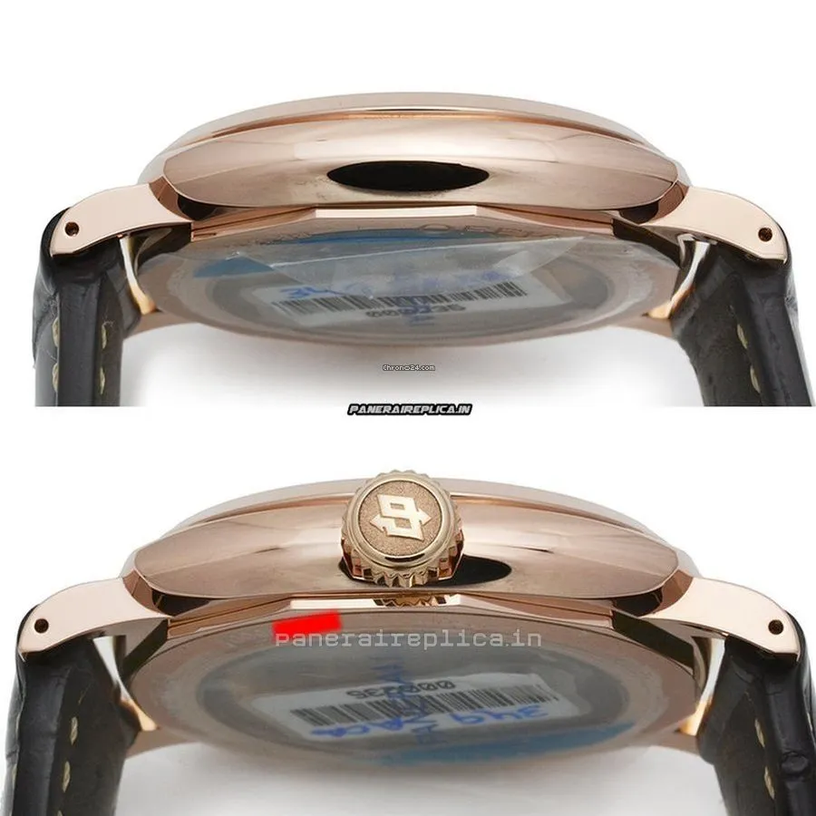 Alternative view of Affordable Replicas Panerai Radiomir 1940 45mm Red Gold Case Automatic Watch