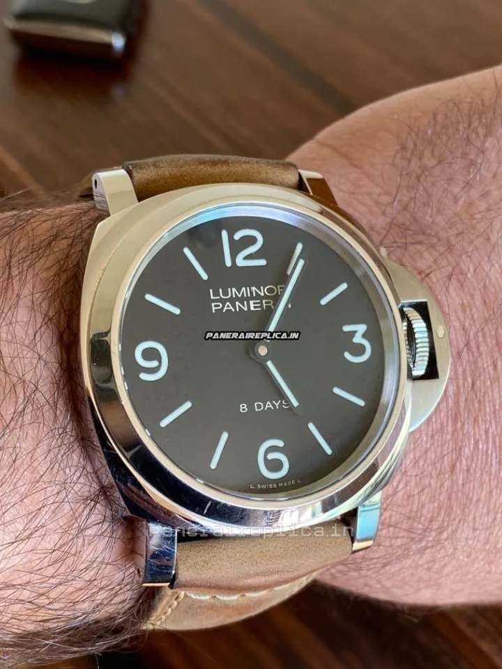 Perfect Copies Panerai Luminor Base 44mm Steel Case Mens/unisex Manual Winding Watch