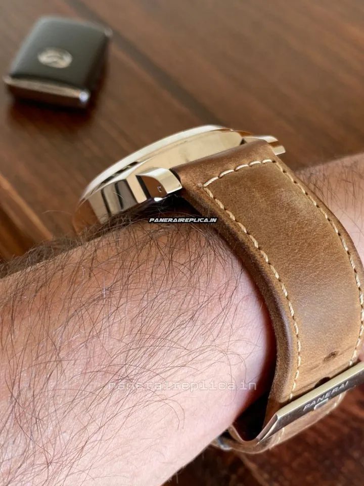 Alternative view of Perfect Copies Panerai Luminor Base 44mm Steel Case Mens/unisex Manual Winding Watch