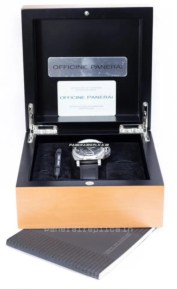 Alternative view of Fine Replicas Panerai Luminor 1950 44mm Steel Case Mens/unisex Automatic Watch