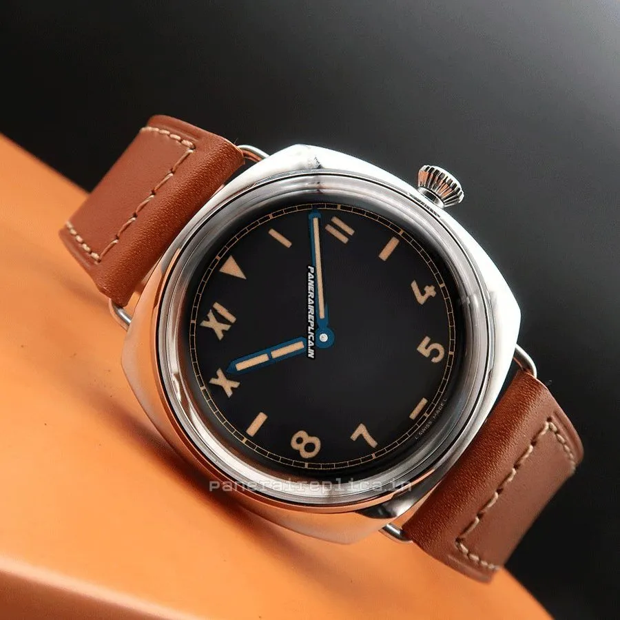 Alternative view of Lovely Fake Panerai Special Editions 47mm Steel Case Mens/unisex Manual Winding Watch