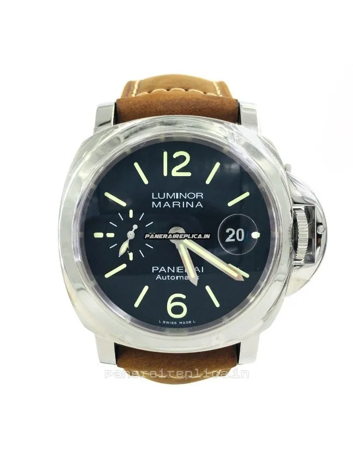 Terrific Fake Panerai Luminor Marina 44mm Steel Case Mens/unisex Automatic Watch