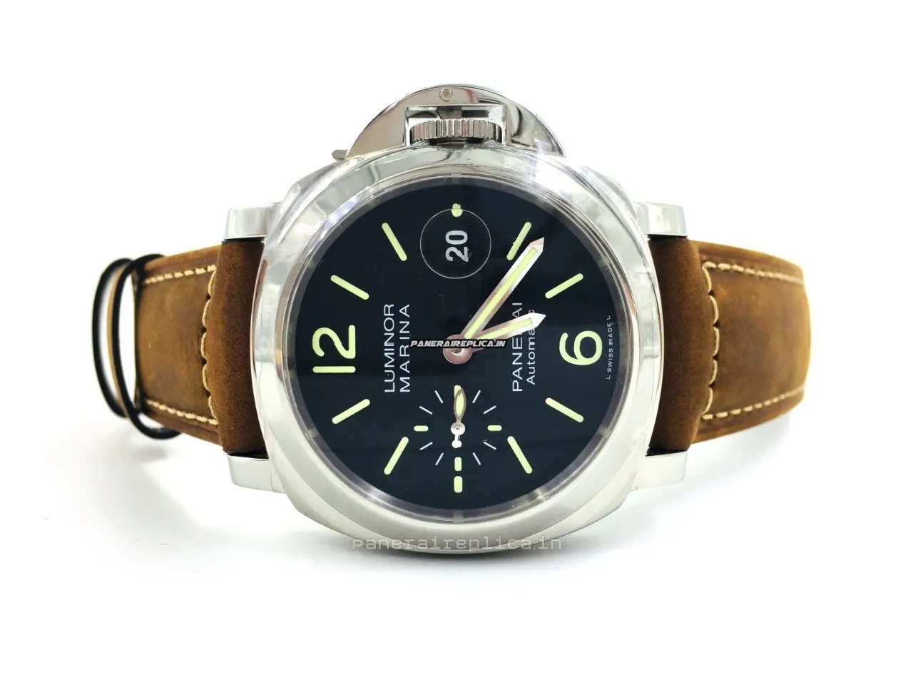 Alternative view of Terrific Fake Panerai Luminor Marina 44mm Steel Case Mens/unisex Automatic Watch