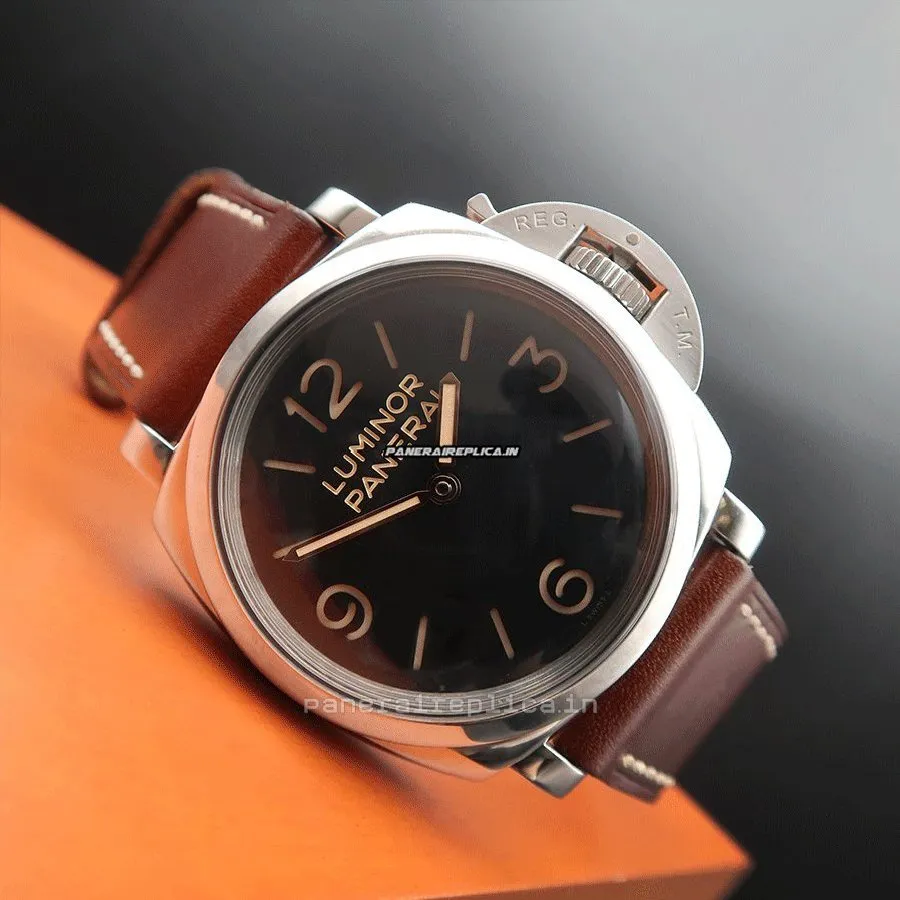 Alternative view of Fantastic Fake Panerai Luminor 1950 47mm Steel Case Mens/unisex Manual Winding Watch