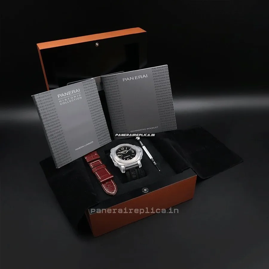 Well Made Fake Panerai Luminor Marina 44mm Steel Case Mens/unisex Manual Winding Watch