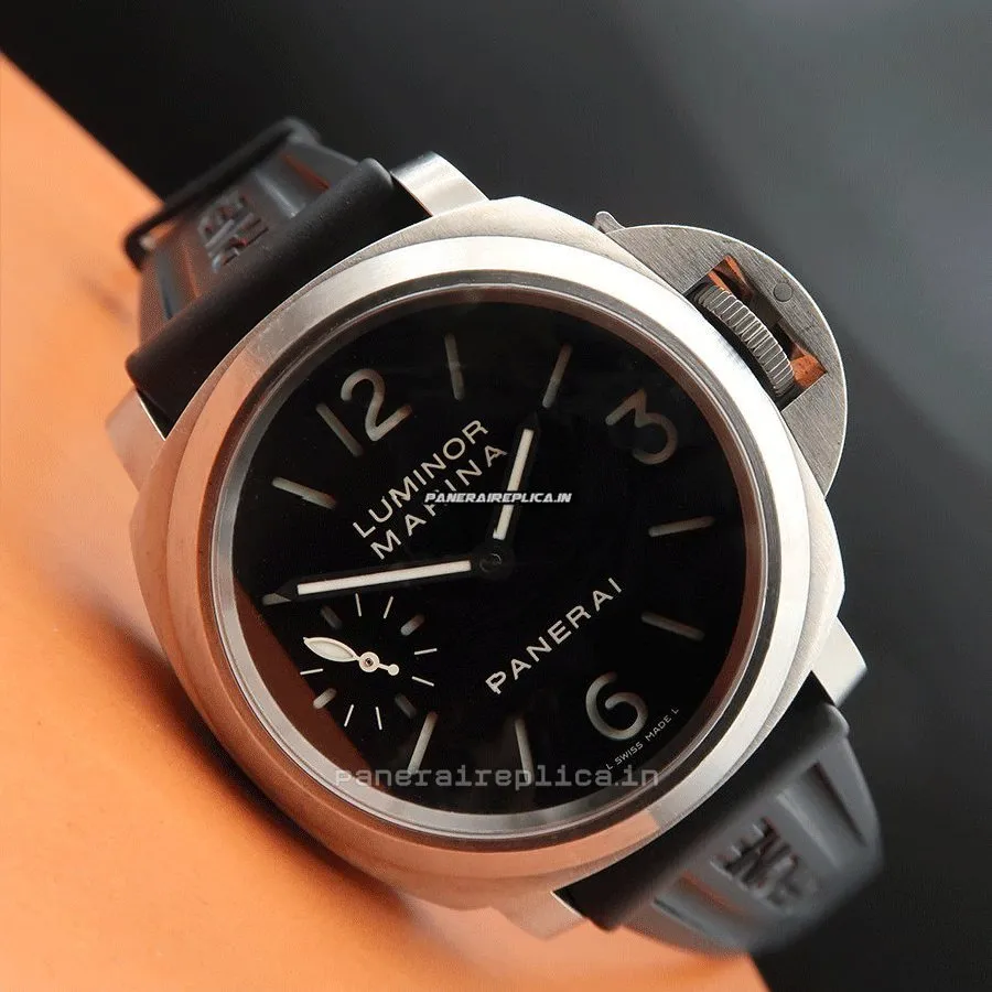 Alternative view of Well Made Fake Panerai Luminor Marina 44mm Steel Case Mens/unisex Manual Winding Watch