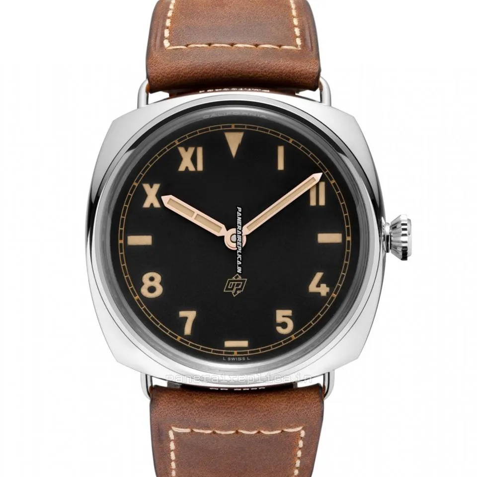 1:1 Copies Panerai Radiomir 3 Days Gmt 47mm Steel Case Manual Winding Watch