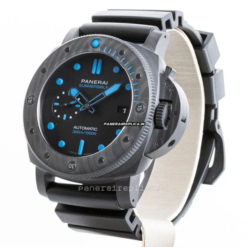 Alternative view of Wonderful Fake Panerai Luminor Gmt Automatic 47mm Carbon Case Mens/unisex Automatic Watch