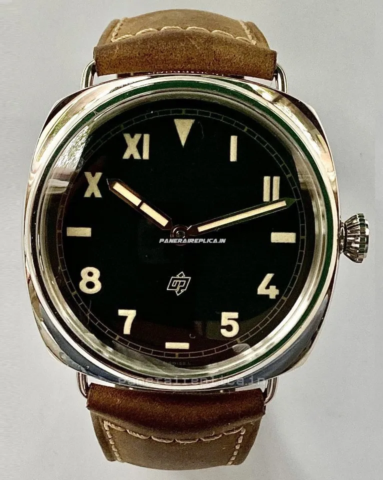 Alternative view of 1:1 Replicas Panerai Radiomir 3 Days Gmt 47mm Steel Case Manual Winding Watch