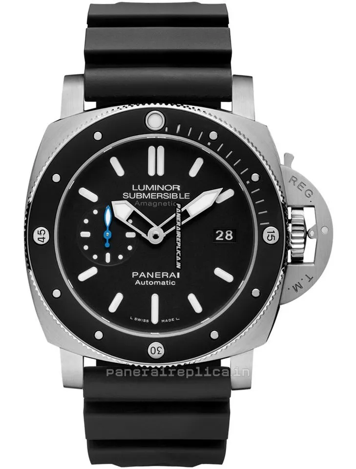 Wonderful Clone Panerai Luminor Submersible 47mm Titanium Case Automatic Watch
