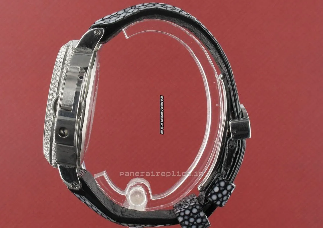 Alternative view of Attractive Copy Panerai Luminor Base 44mm Steel Case Manual Winding Watch