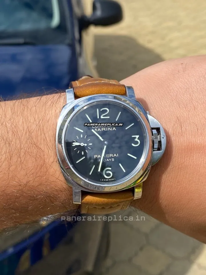 Wholesale Knockoff Panerai Luminor Marina 44mm Steel Case Mens/unisex Manual Winding Watch
