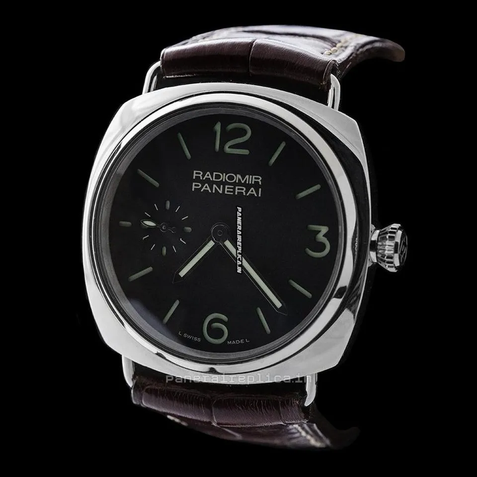 Alternative view of Fantastic Fakes Panerai Radiomir 42mm Steel Case Manual Winding Watch